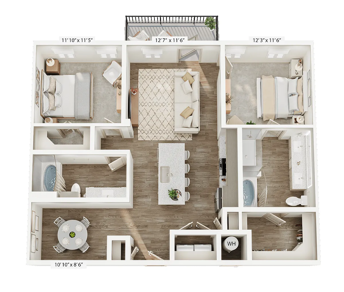 Floor plan B2