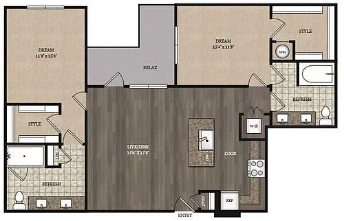 Floor plan B3