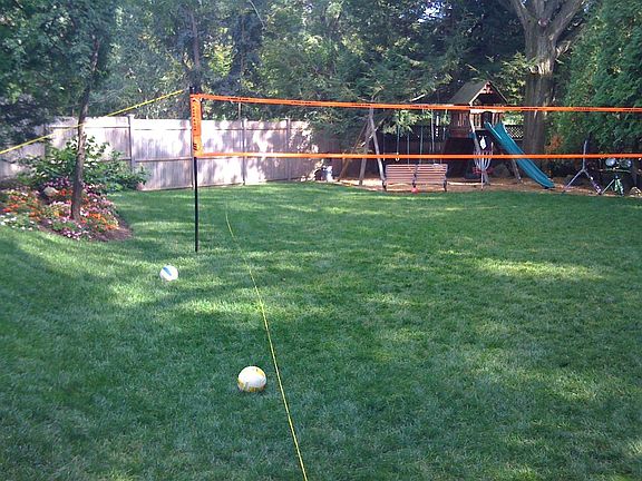 "Lower Field" graded and sized for volleyball, soccer, baseball...