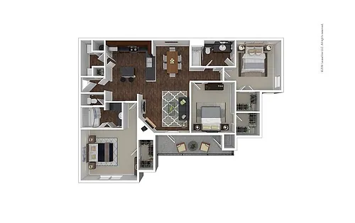 Floor plan The Churchill Downs