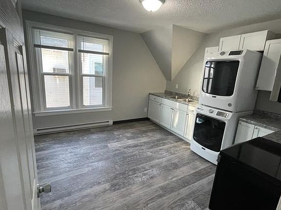 New stackable washer and dryer