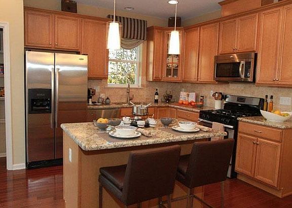Model home kitchen