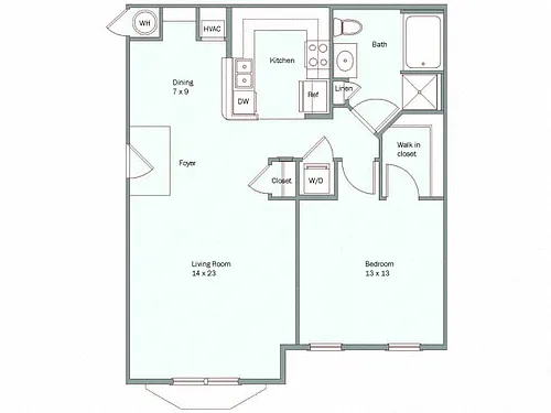 Floor plan Sagamore