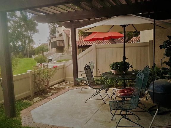 lovely patio with view.