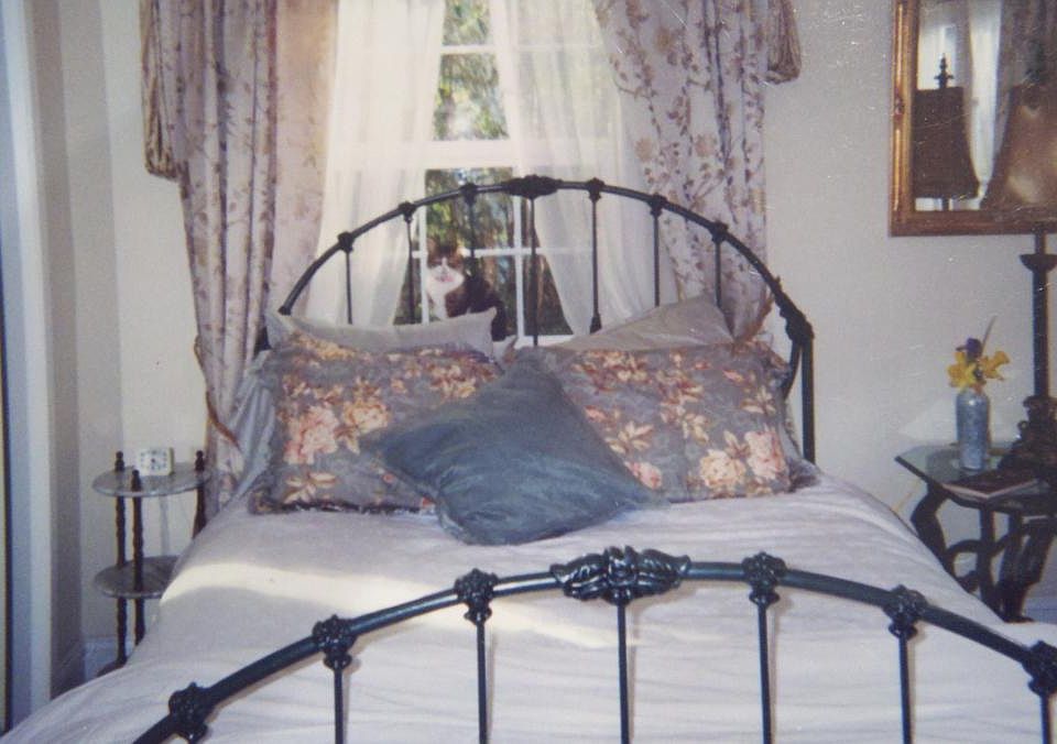 Master bedroom opens to patio