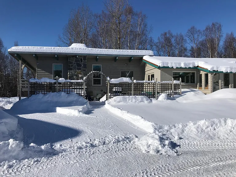Everyone pitches in to clear snow!
