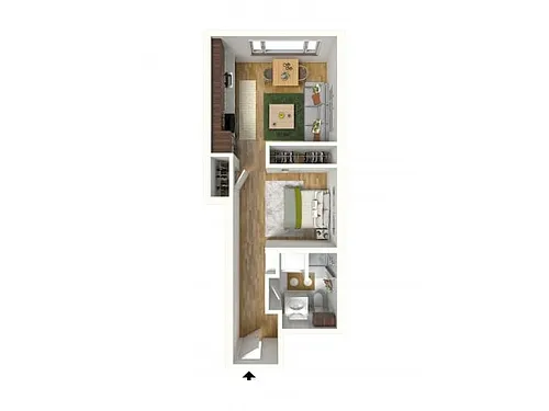 Floor plan Buckman