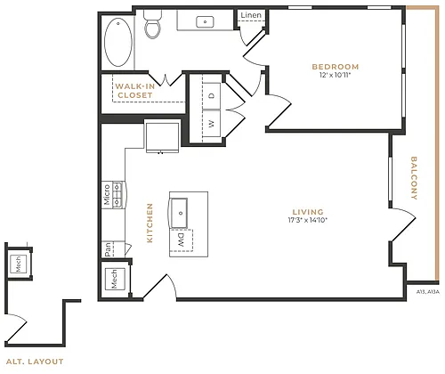 Floor plan A11