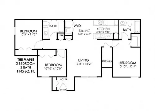 Floor plan The Maple