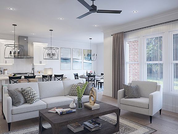 Rendering of Elizabeth Open Living Area