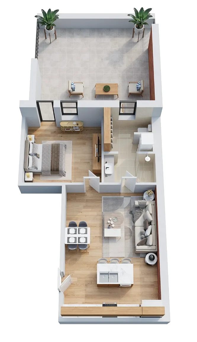 1 bed, 661 sqft, $1,600 — Photo 1