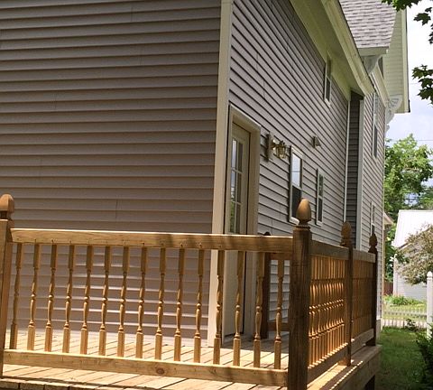 Wrap around back deck