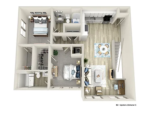 Floor plan B2U