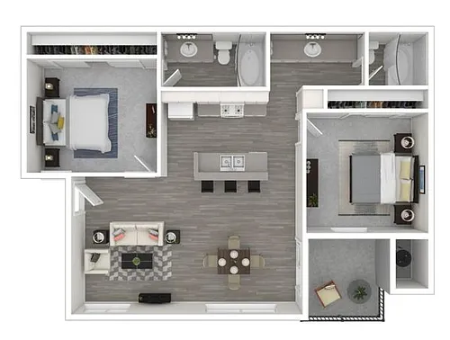 Floor plan 2X2