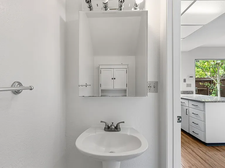 Downstairs half bath