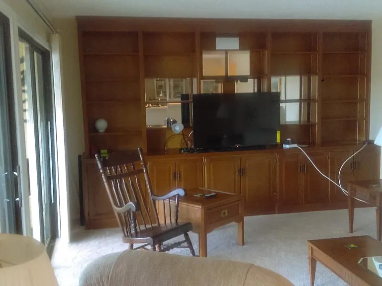Built in Book Cases in Living Room