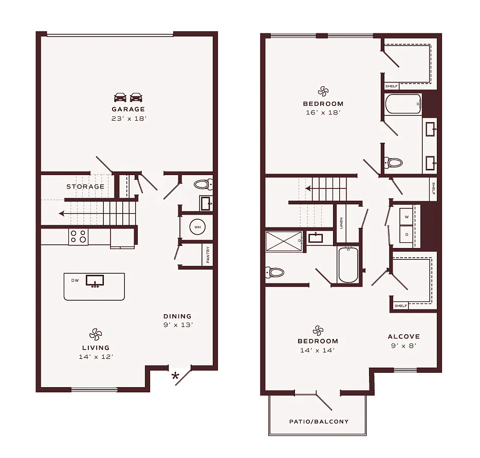 Floor plan Barrett