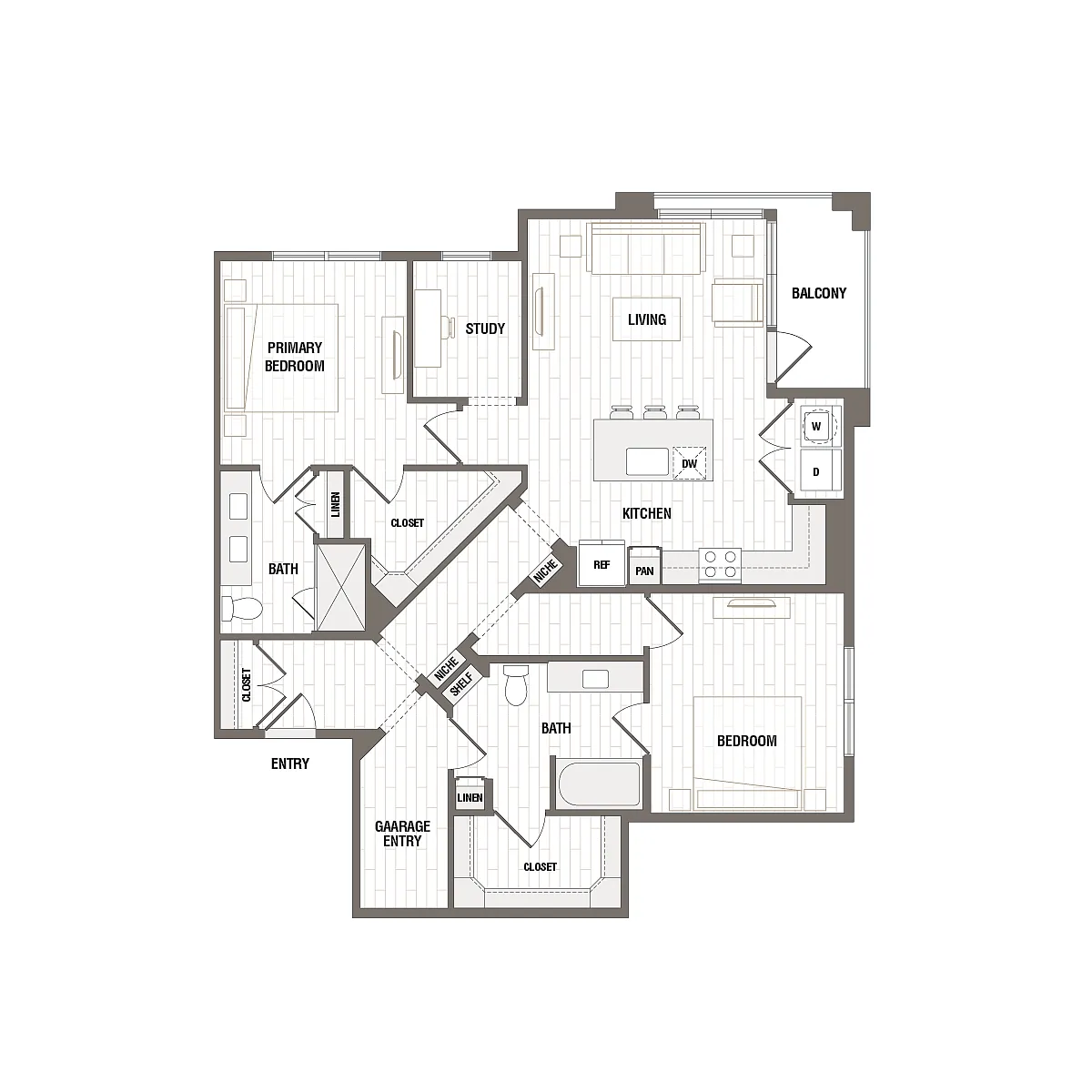 Floor plan B5SA