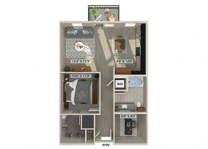 Floor plan A6D