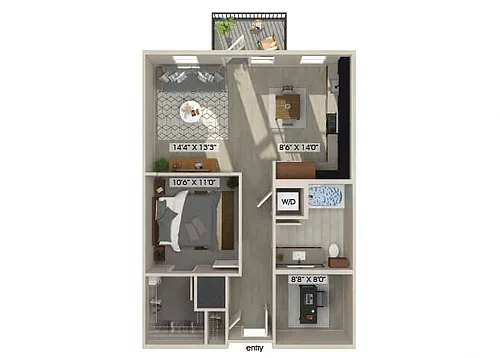 Floor plan A6D