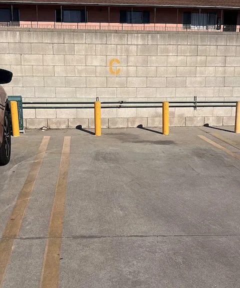 Each apartment comes with one dedicated parking spot.