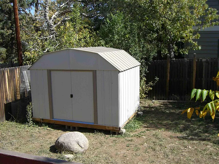 Shed in back