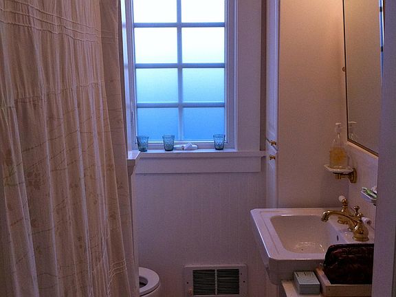 New bathroom with heated tile floor