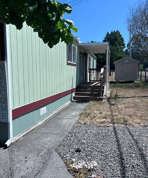 Street side entrance