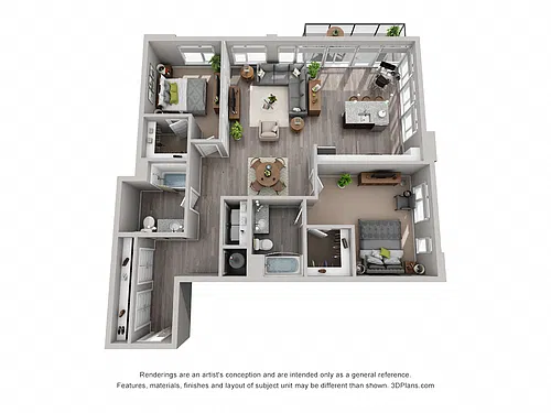 Floor plan Villinkski