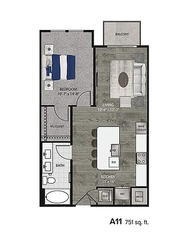 Floor plan A11 Essential Housing