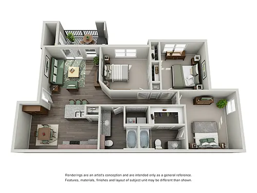 Floor plan Redbud