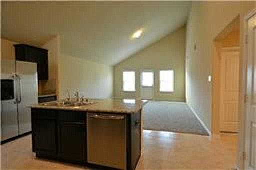 Living room with Kitchen
