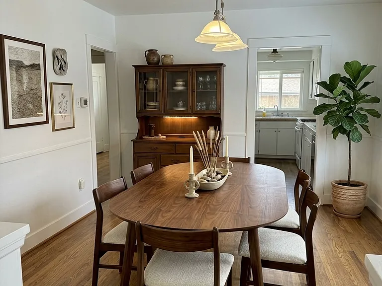 Dining Room with furniture.