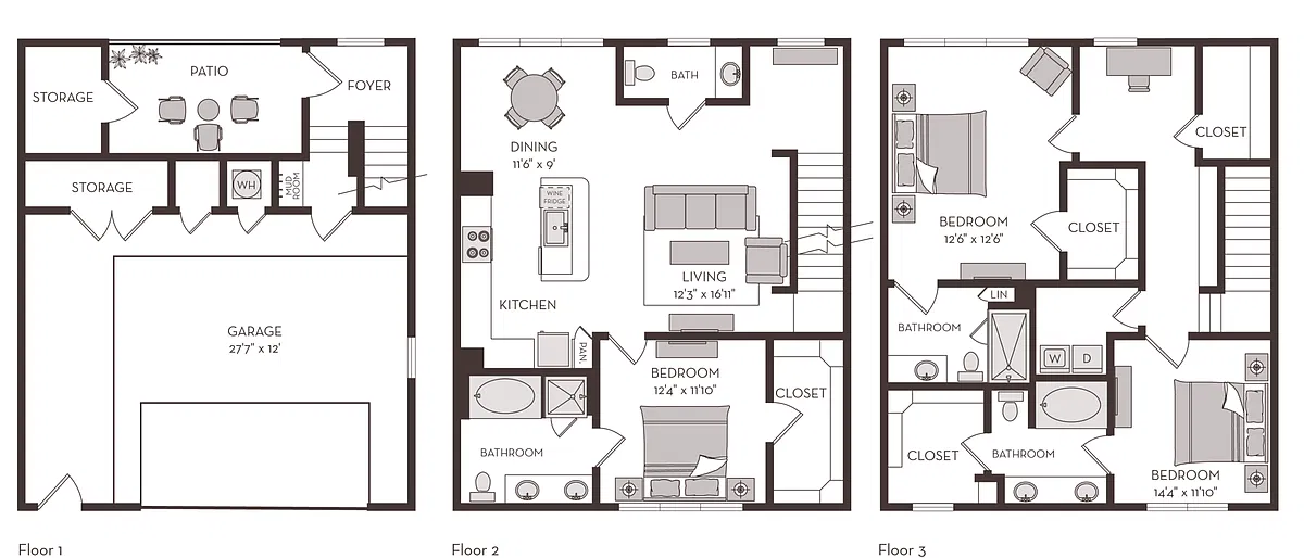 Floor plan TH4