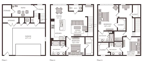 Floor plan TH4