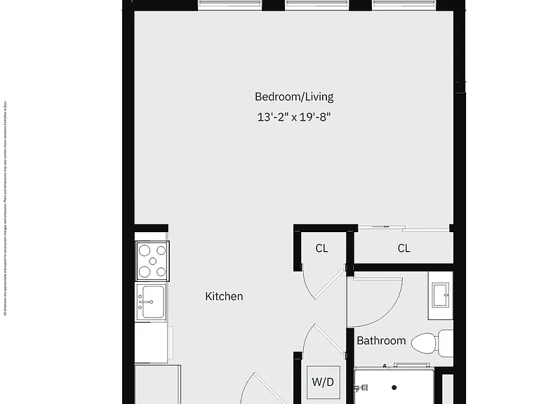0 Bed 1 Bath -C _ 539 SF 0 Bed 1 Bath -C _ 539 SF