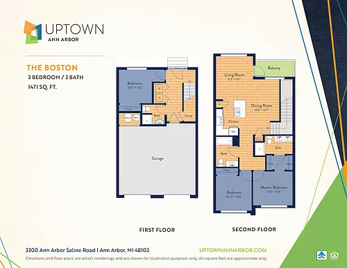 Floor plan The Boston