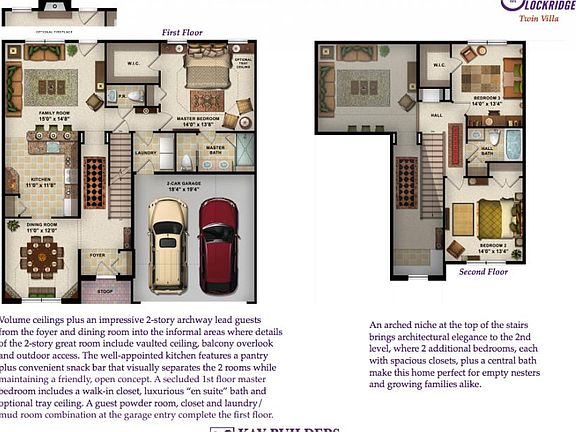 Cheswick Twin Villa Floorplan Rendering