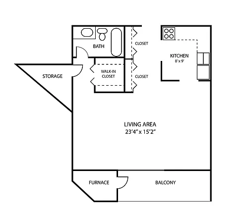Floor plan STUDIO