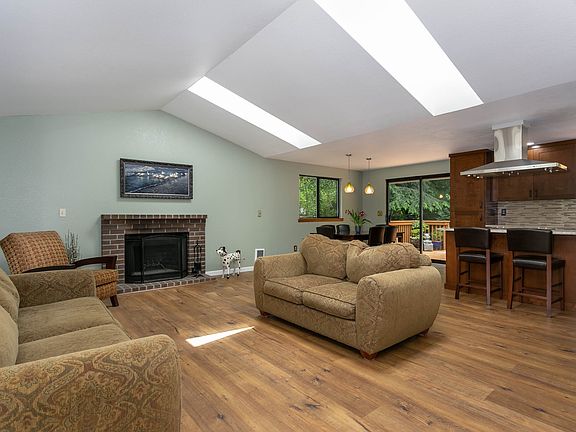 Vaulted ceiling & skylights