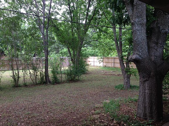 view of back yard from porch
