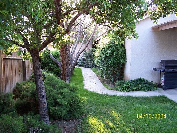 Looking towards the garage