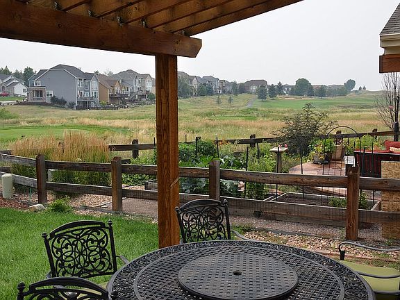 Back yard view from patio