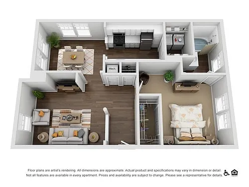 Floor plan 1BG