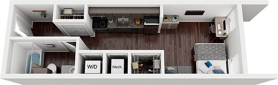 Floor plan Studio SMART