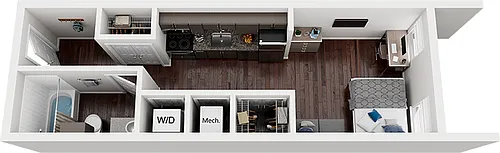 Floor plan Studio SMART