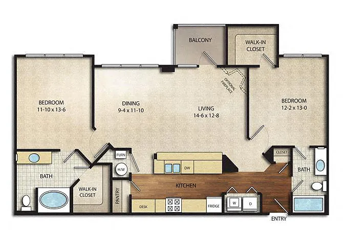 Floor plan Claiborne