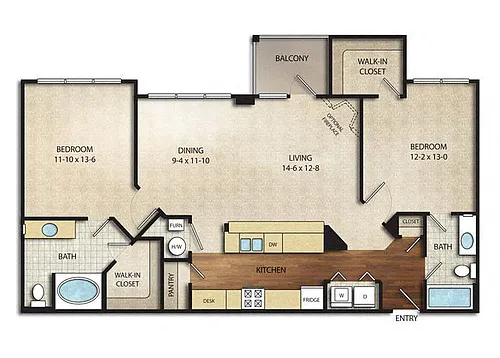 Floor plan Claiborne