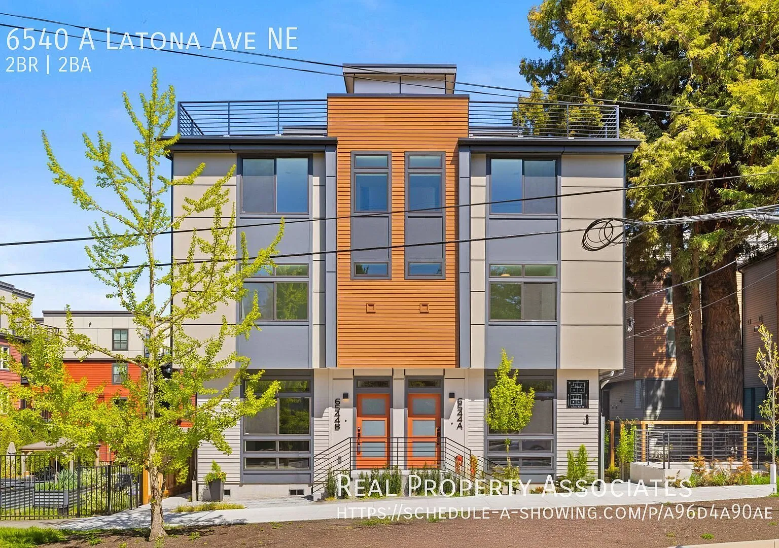 Brand New Townhouse Available by Green Lake! **Private Rooftop Deck — Photo 1