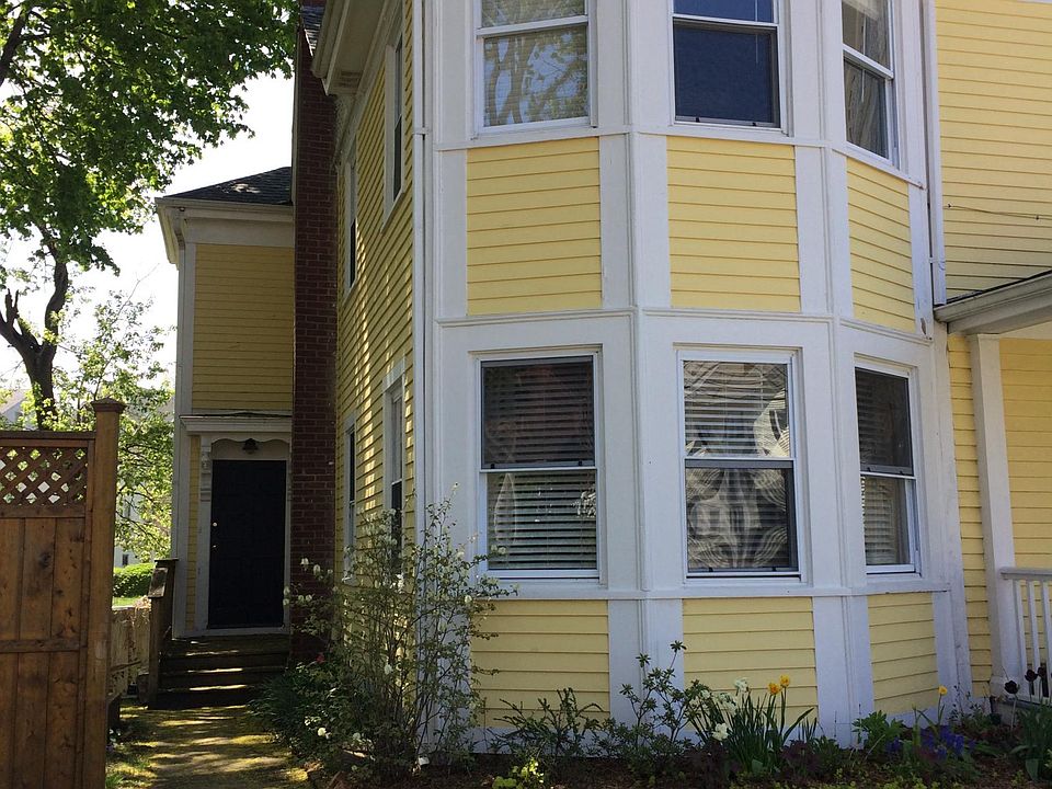 Tenants separate entrance black door on left